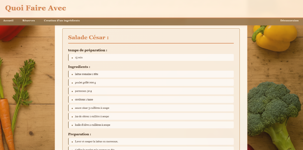 recette